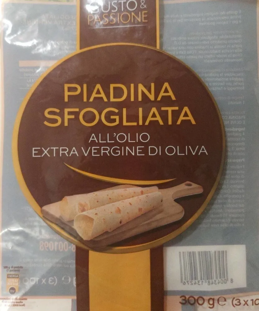 Piadina sfogliata