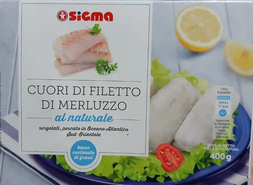 Cuori si filetto di merluzzo