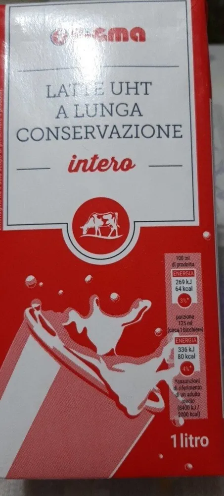 Latte utile a lunga conservazione intero