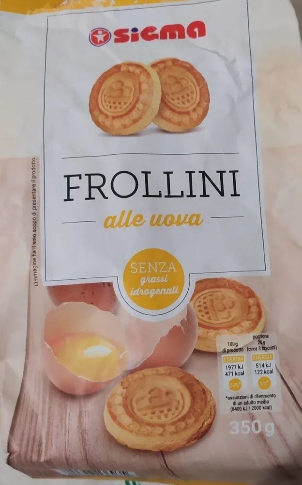 Frollini alle uova
