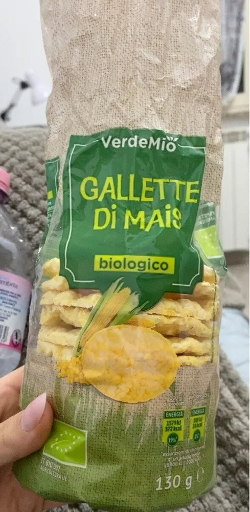 Gallette di mais biologico