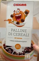 Palline di cereali al cacao