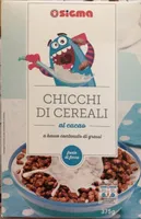 Chicchi di cereali al cacao