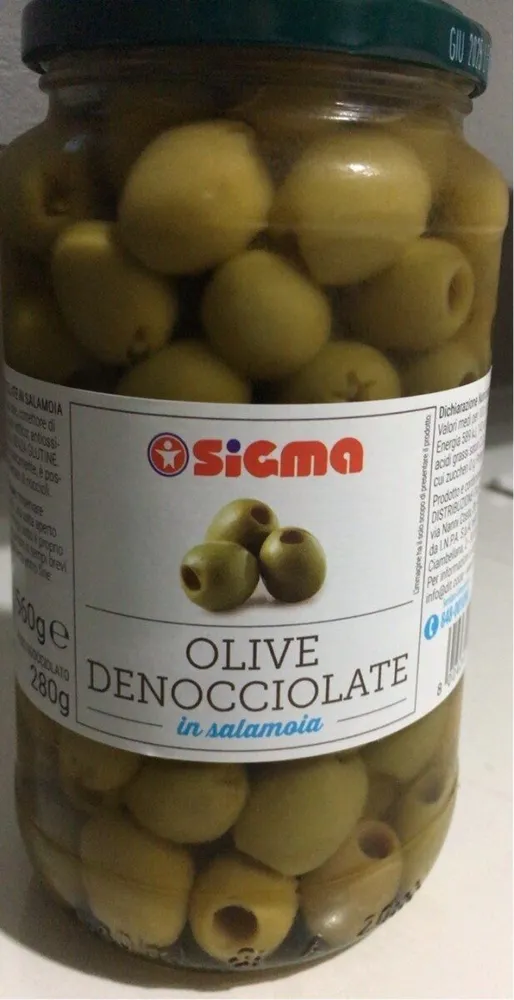 Olive denocciolate in salsmoia
