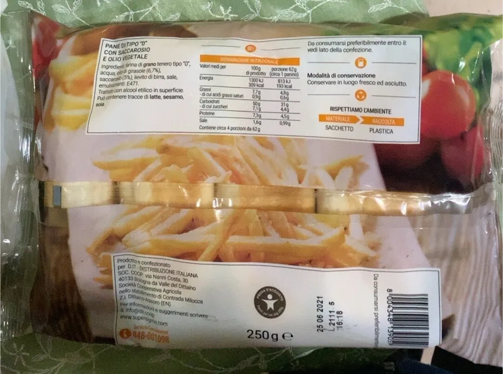 Panini per hot dog