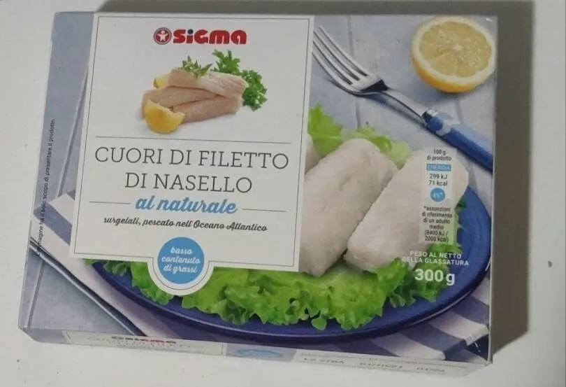 Cuori di filetto di nasello