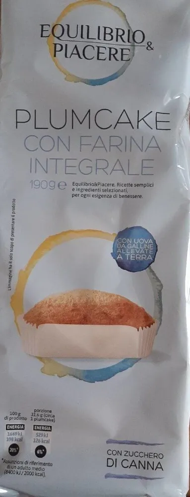 Plumcake con farina integrale