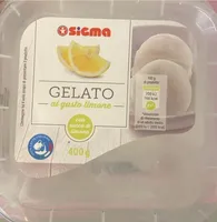 Gelato al gusto di limone