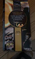 Cioccolato fondente con scorza di arancia candita