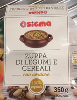 Zuppa di legumi e cereali con verdure