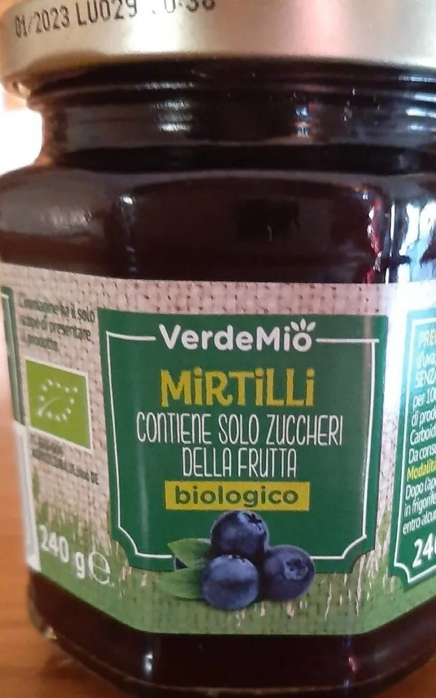 Marmellata mirtilli