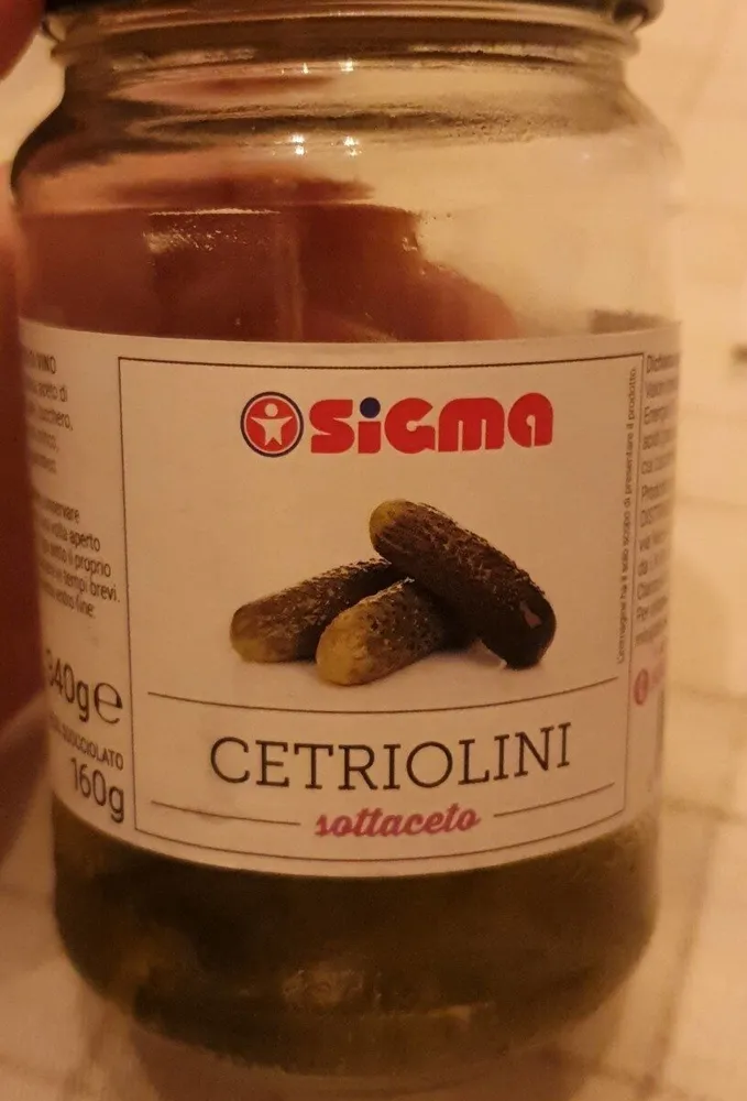 cetriolini sottaceto
