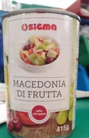 Macedonia di frutta allo sciroppo