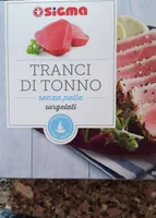 Tranci di tonno surgelati
