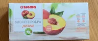 Succo e polpa pesca