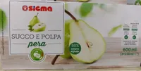 Succo e polpa pera