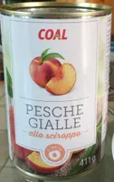 Pesche gialle allo sciroppo