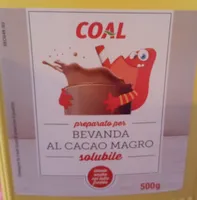 Preparato per bevanda al cacao magro solubile