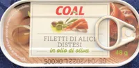 Filetti di alici distese