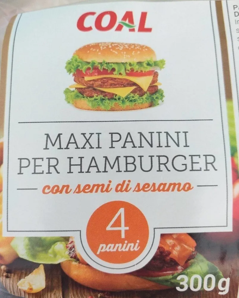 Maxi Panini per Hamburger con semi di sesamo