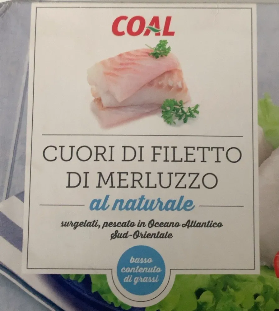Cuori di filetto di merluzzo al naturale