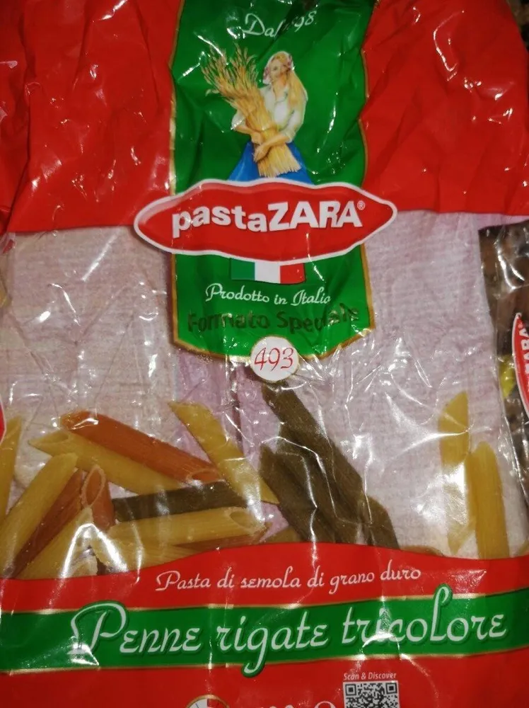 Penne rigate tricolore