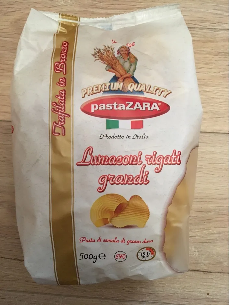 Lumaconi rigati grandi