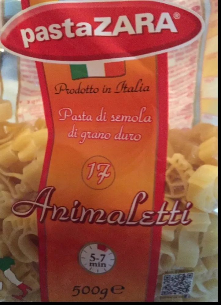 PastaZARA AnimaLeti 500g