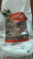 Pates de semoule de grain dure aux olives noires