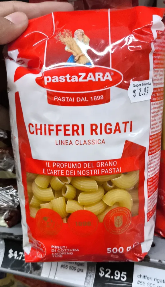Pasta Rigati Zara