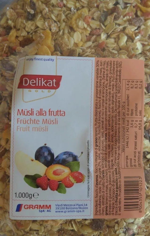 Müsli alla frutta