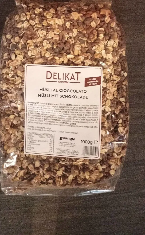 Delikat Müsli mit Schokolade
