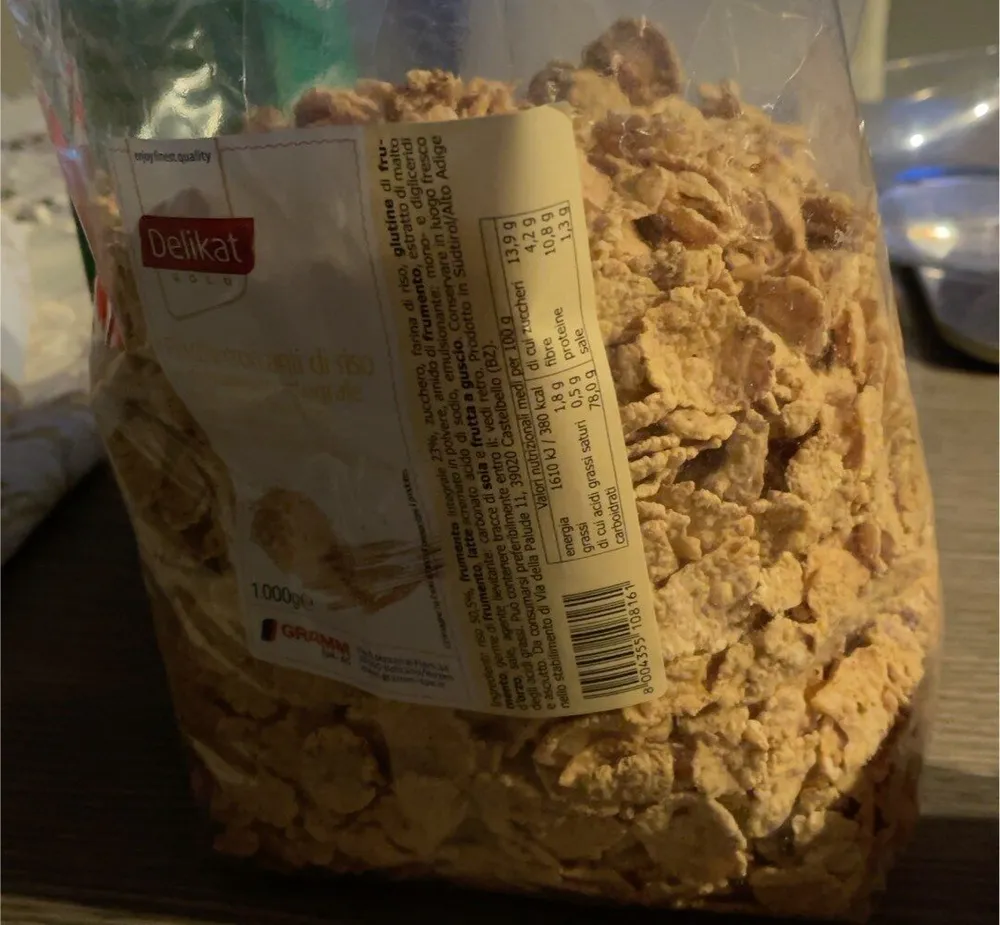 Fiocchi croccanti di riso