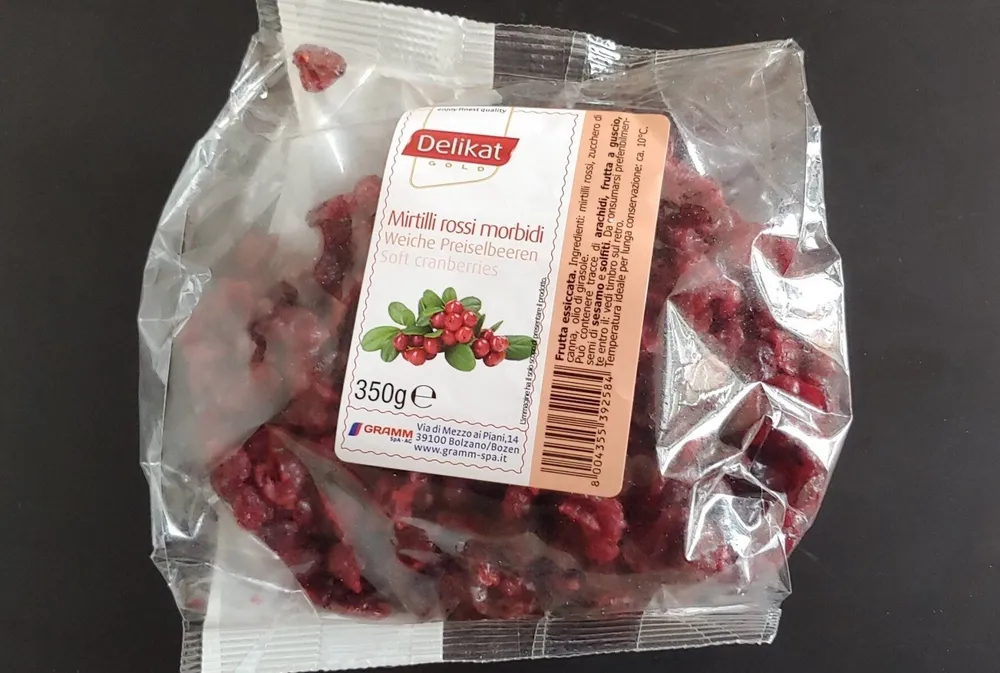 Mirtilli rossi morbidi