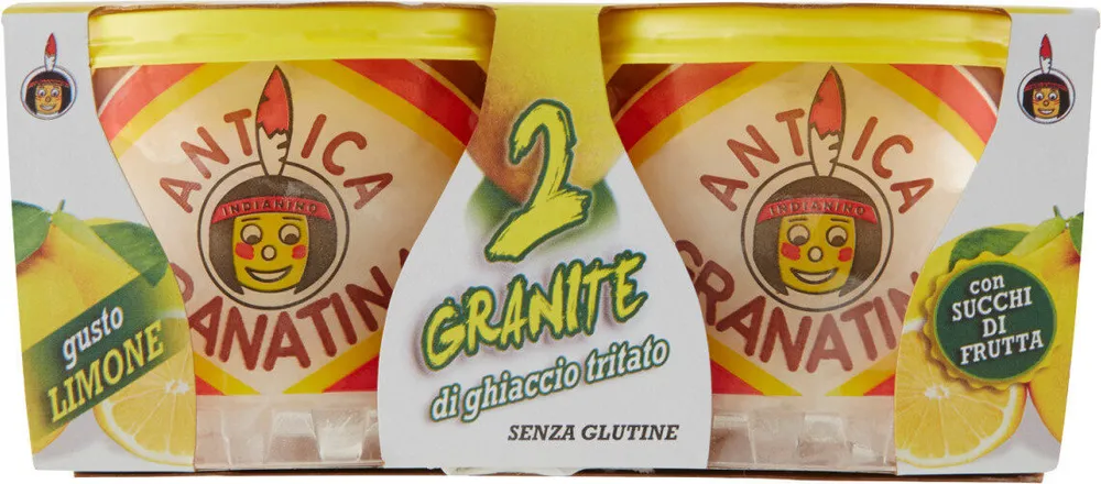 Granite di ghiaccio tritato gusto limone