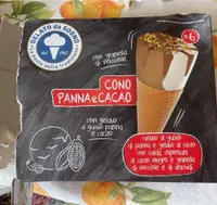 Cono panna e cacao