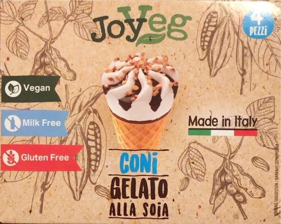 Coni gelato alla soia