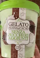 Gelato panna e cioccolato