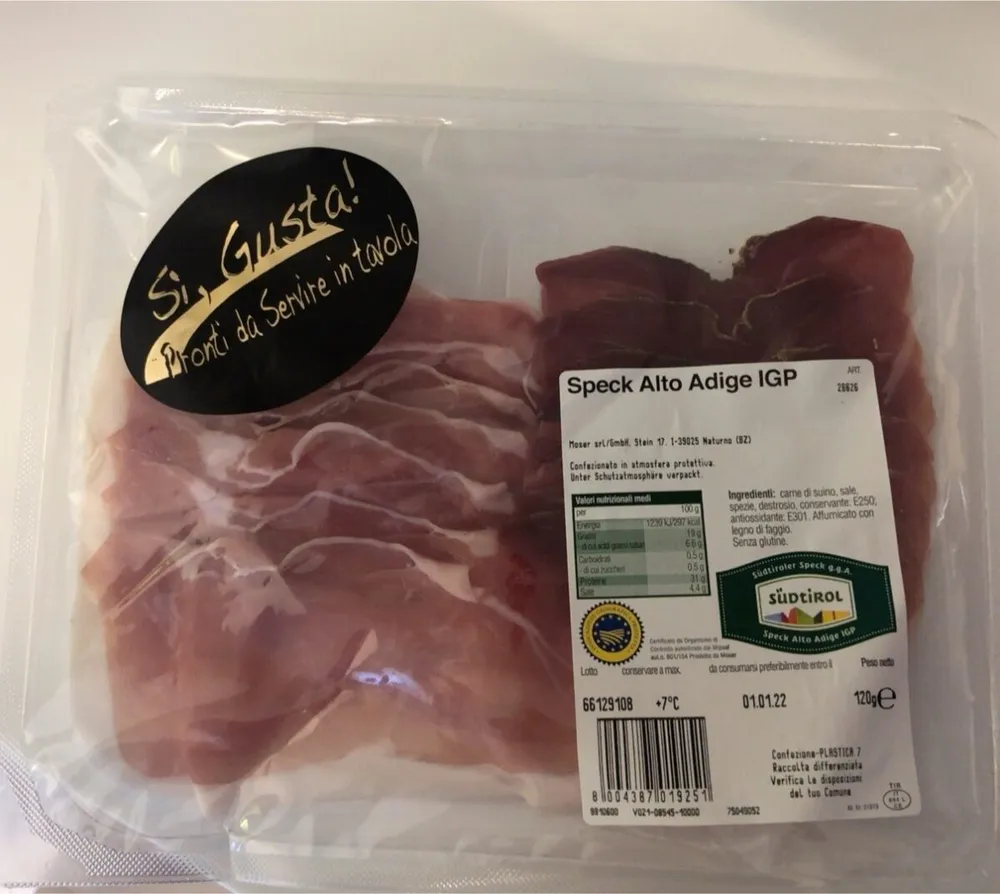 Speck Alto Adige IGP