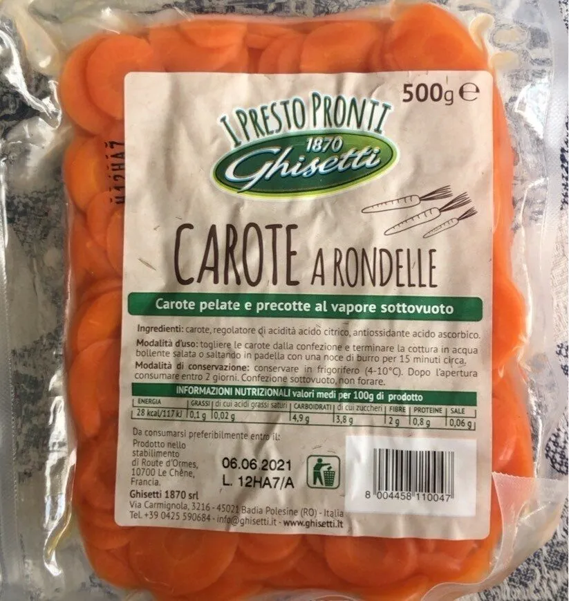 Carote a Rondelle