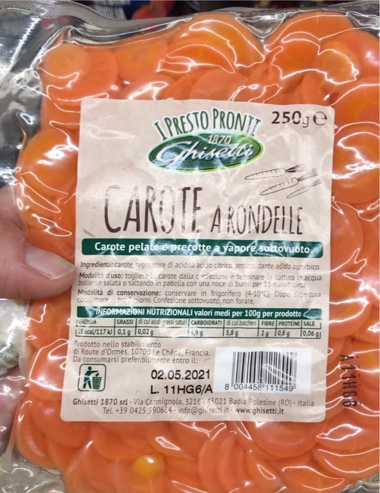 Carote a rondelle