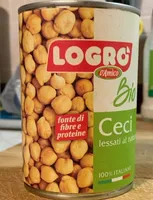 Ceci lessati al naturale