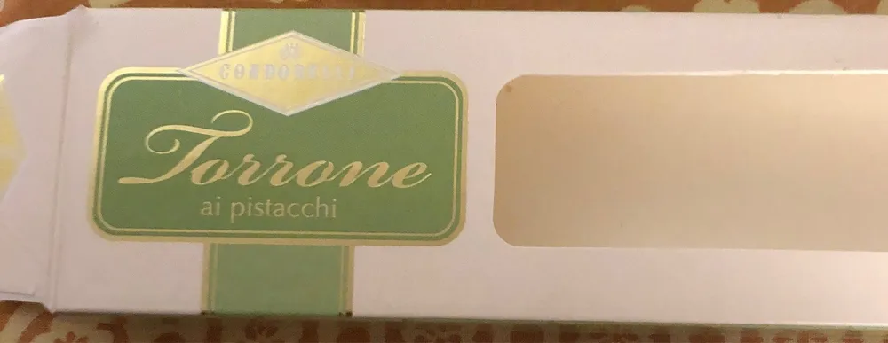 Torrone ai pistacchi
