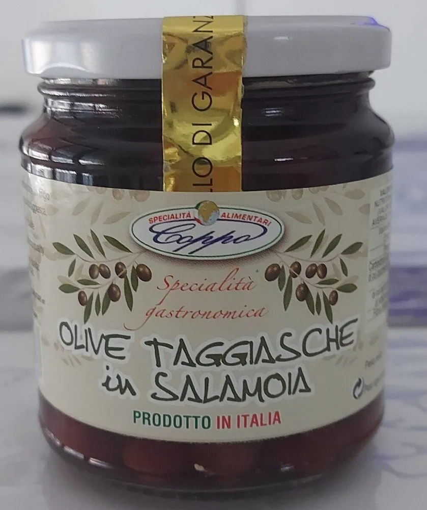 Olive taggiasche in salamoia