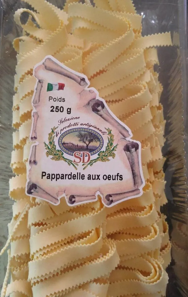 Pappardelle aux œufs