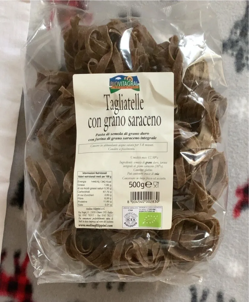 Tagliatelle con grano saraceno