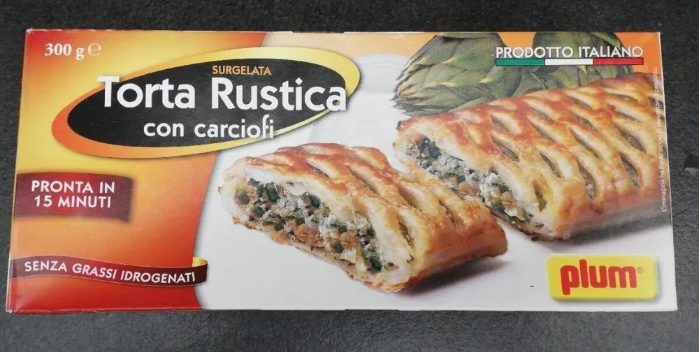Torta rustica con carciofi
