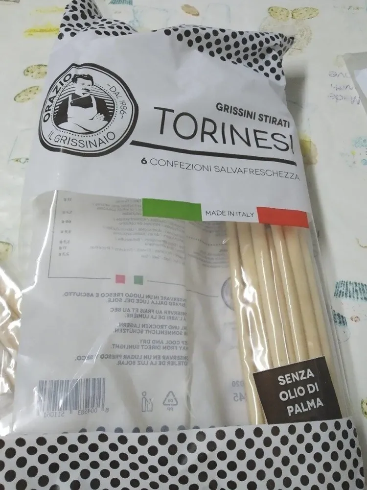 Grissini stirati torinesi