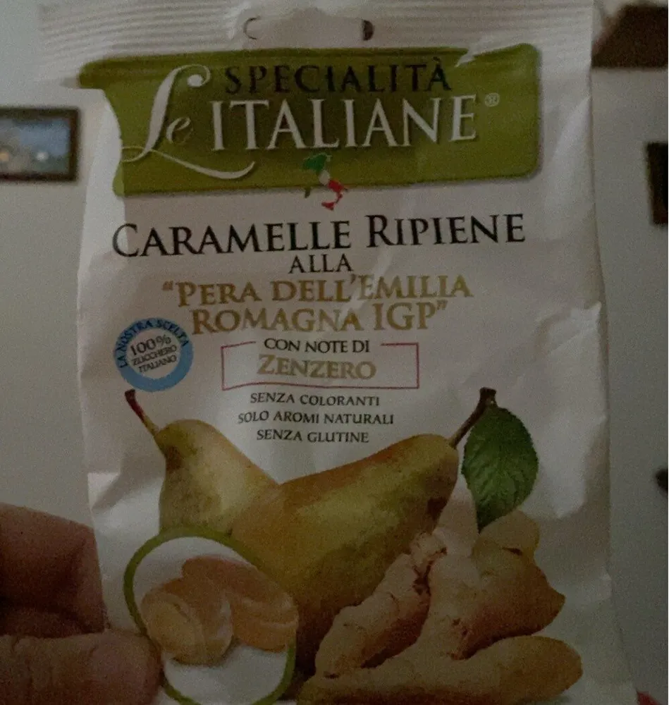 Caramelle ripiene di pere dell emilia romagna