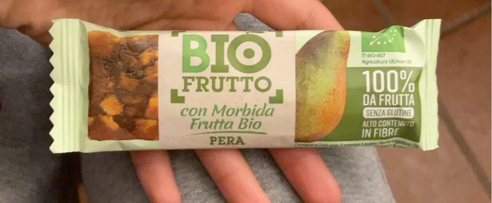 bio frutto con morbida alla pera